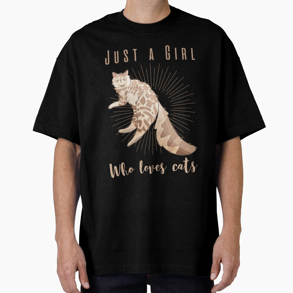 Just a Girl Who Loves Cats - Cashmere Bengal Cat  - Cat Mom Gifts by FelineEmporium