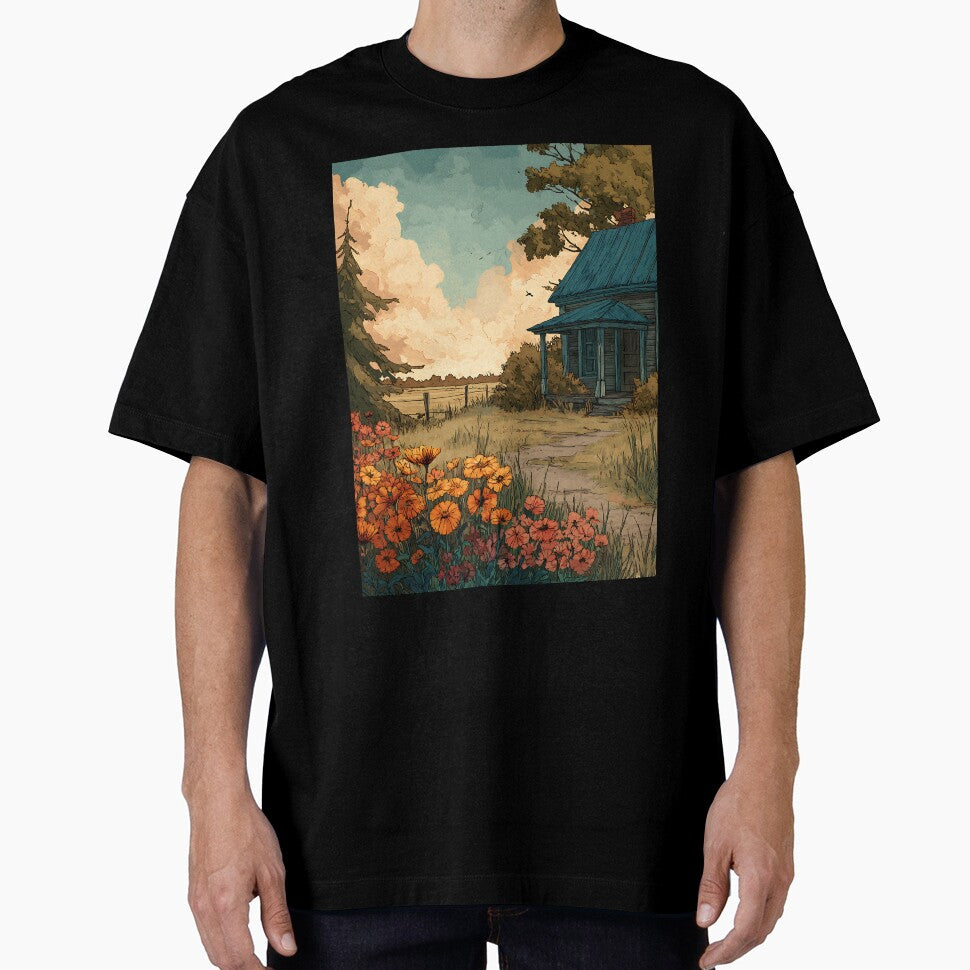 Pastoral Cottagecore Art by bapupa T-Shirts, Hoodie, Sweatshirt | BlankRebels.com (Image 1)