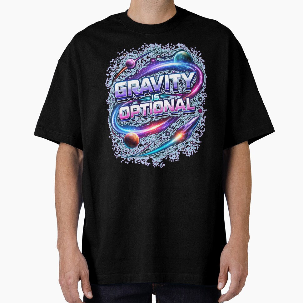 GRAVITY IS OPTIONAL space travel space exploration rocket astronaut planetary missions exoplanets space lover... (Image 1)