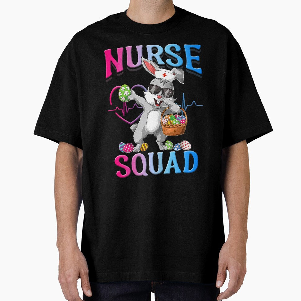 Cute Nurse Squad Easter Bunny by laurelrhodes T-Shirts, Hoodie, Sweatshirt | BlankRebels.com (Image 1)
