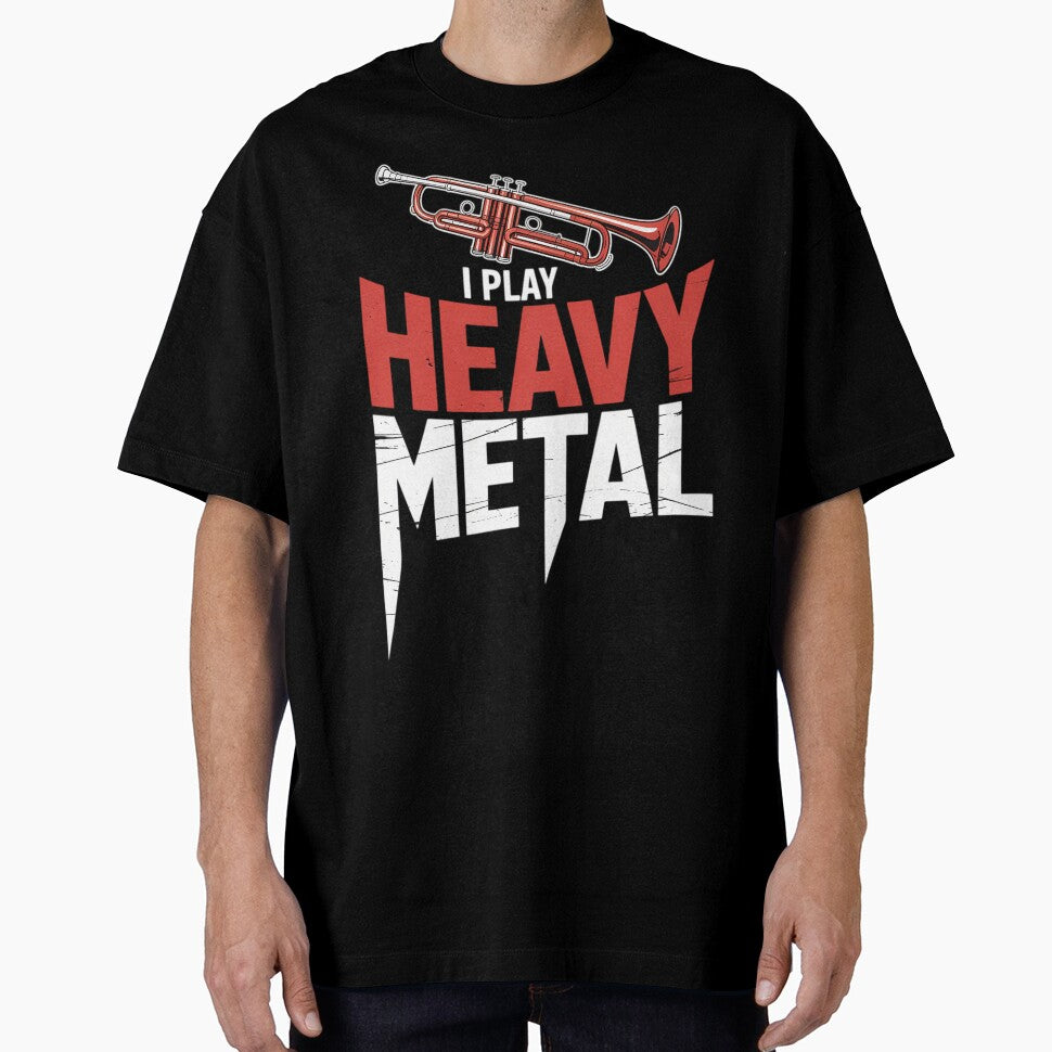 I Play Heavy Metal Trumpet Brass Instrument by LittleBO5