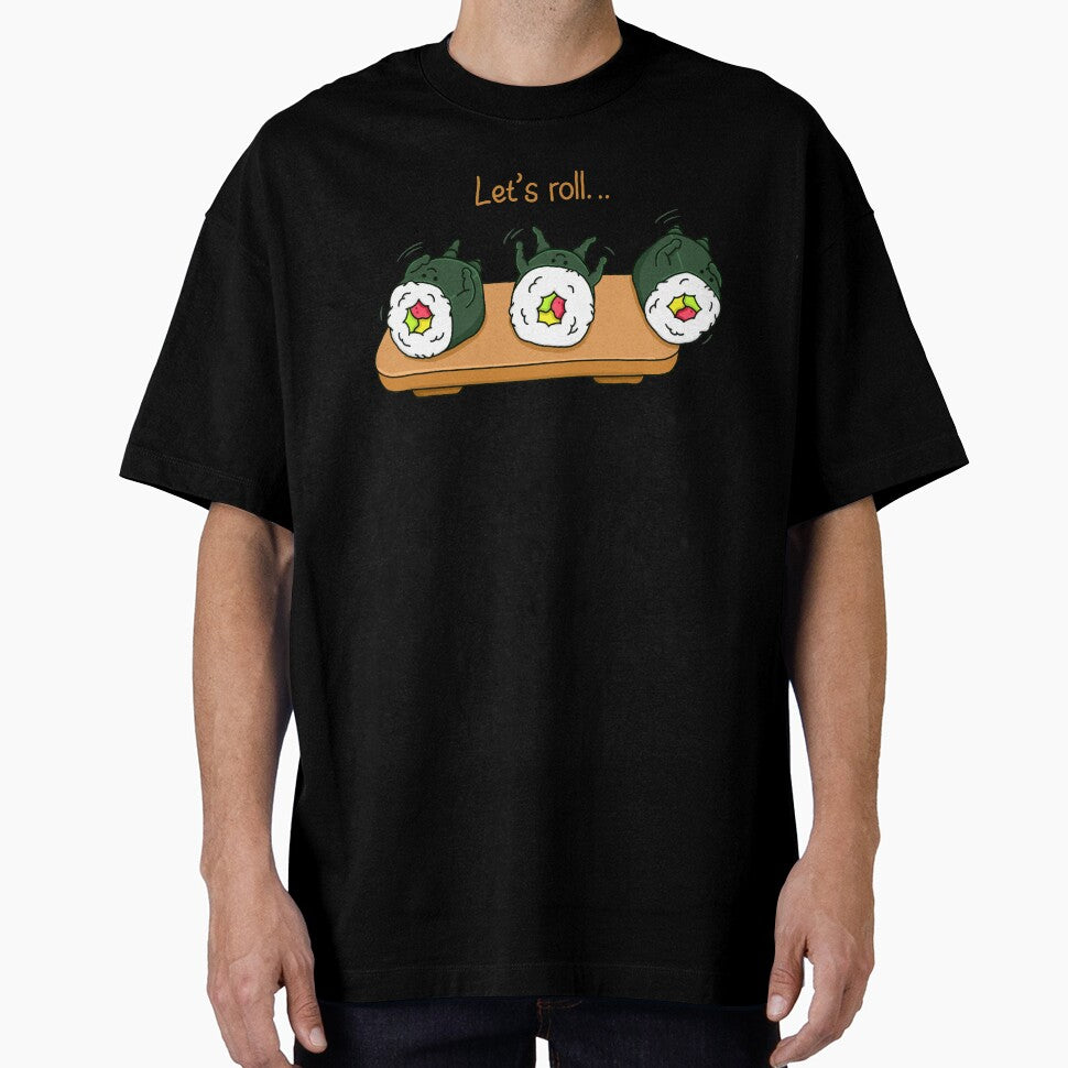 Rolling Sushi Roll by Kimprut T-Shirts, Hoodie, Sweatshirt | BlankRebels.com (Image 1)
