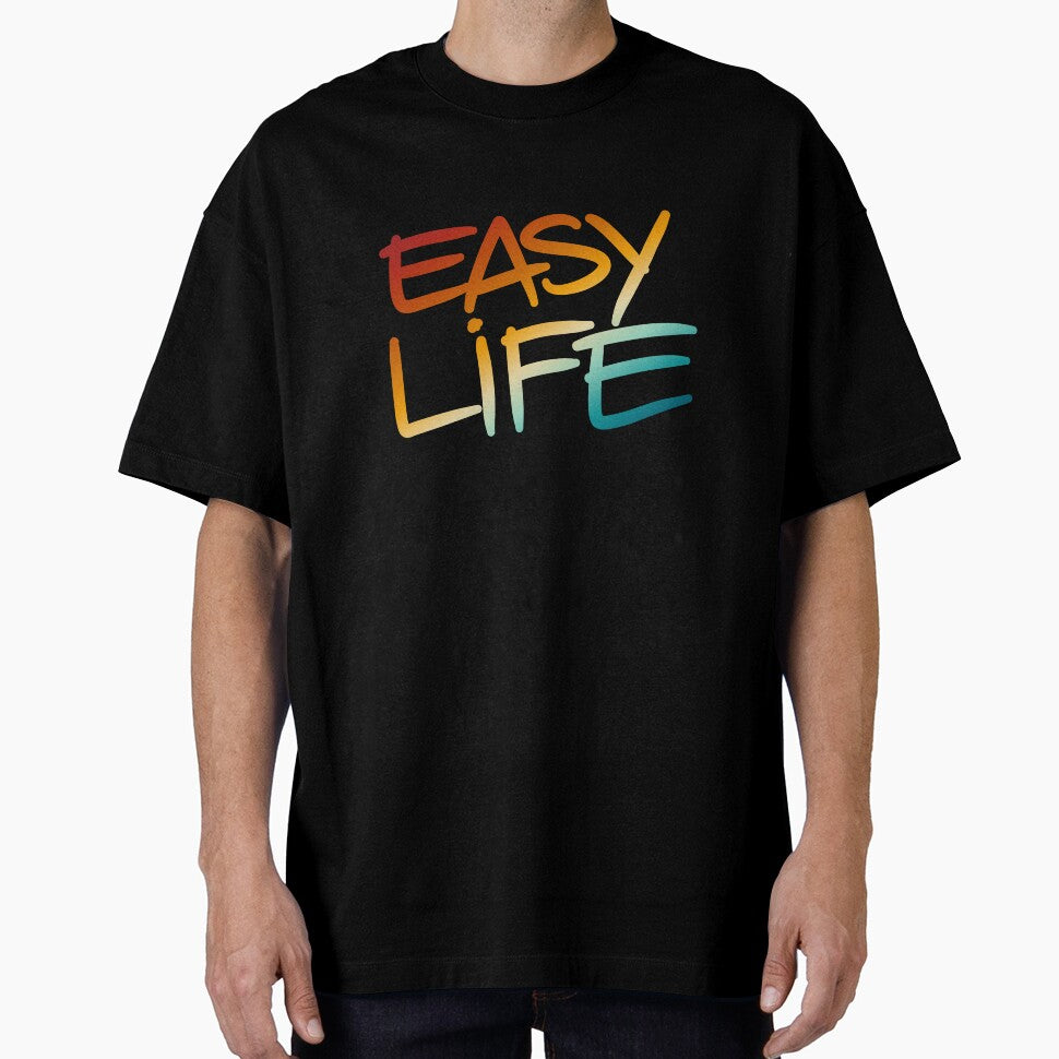 Easy Life, Hand Writing by CJansuebsri T-Shirts, Hoodie, Sweatshirt | BlankRebels.com (Image 1)