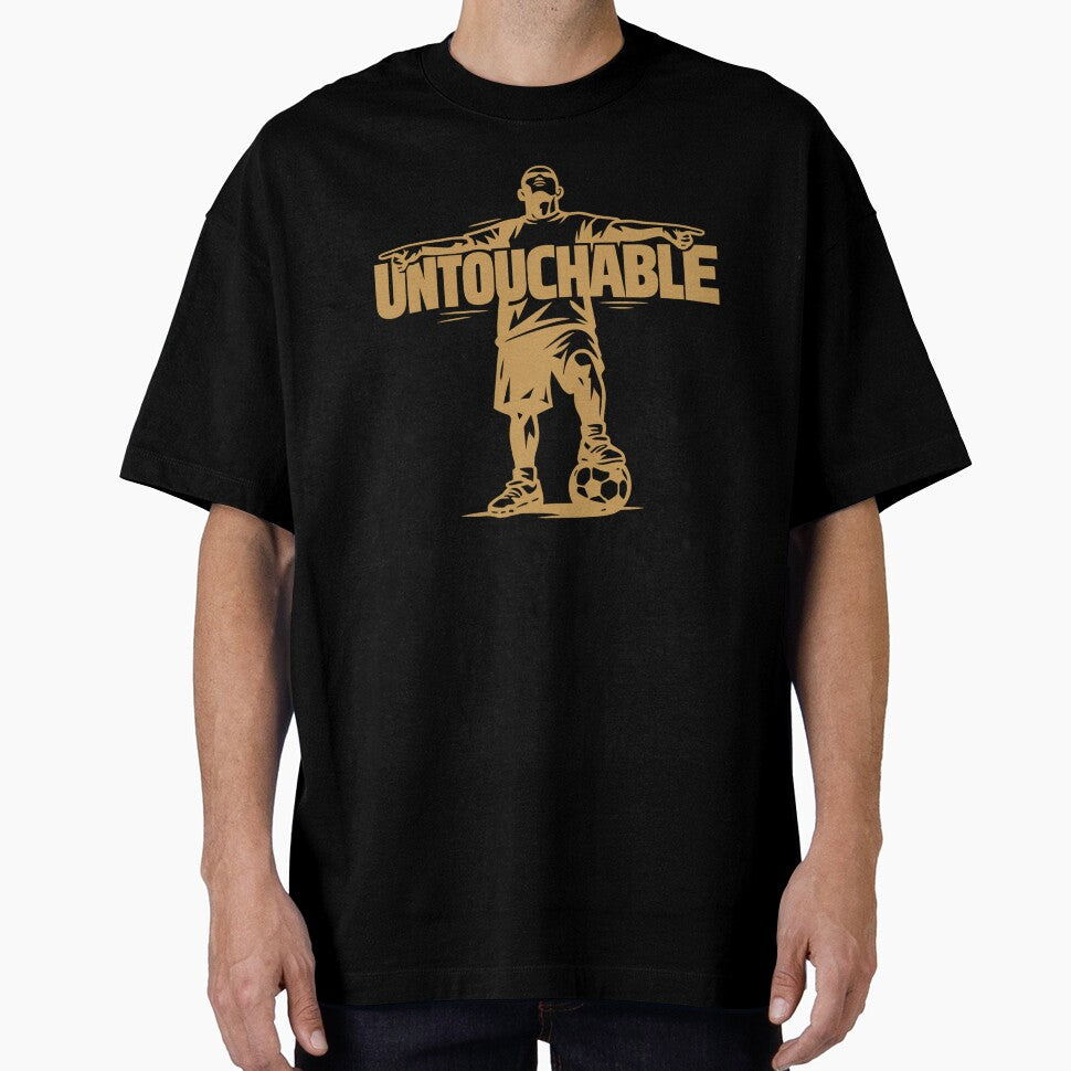 Untouchable Street Soccer Design – Minimal Football Streetwear Graphic by JonelCrafts