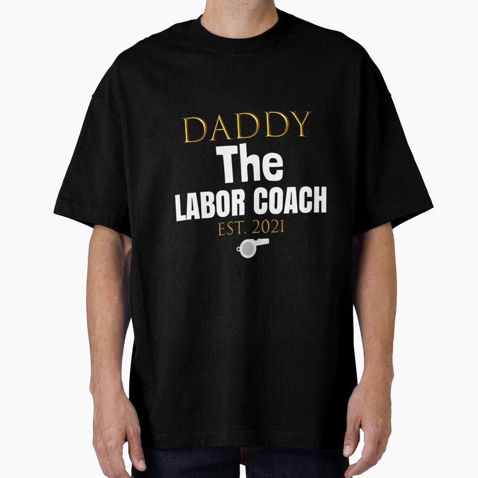 Mens Funny Dad Labor Coach Childbirth 2018 Shirt Outfit Gift Idea by HammonArt