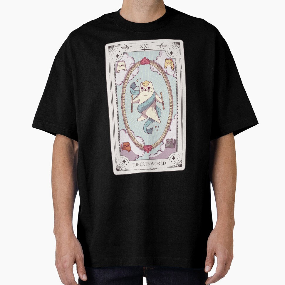 The World Tarot Cute Cats Tarot by DesignsStation8 T-Shirts, Hoodie, Sweatshirt | BlankRebels.com (Image 1)