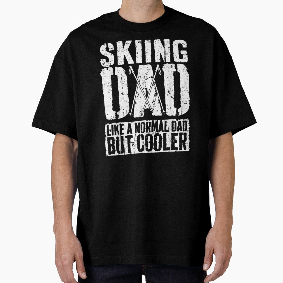 Skiing Dad Like A Normal Dad But Cooler by Gogetgiggles T-Shirts, Hoodie, Sweatshirt | BlankRebels.com (Image 1)