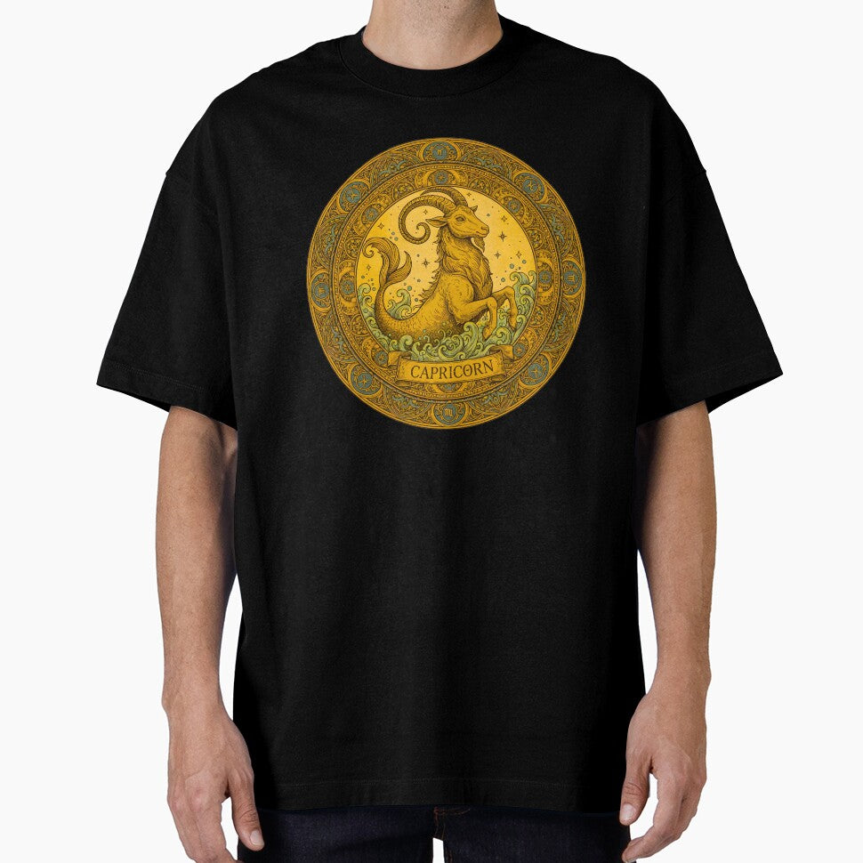 VINTAGE CAPRICORN ZODIAC SIGN by infinitearte T-Shirts, Hoodie, Sweatshirt | BlankRebels.com (Image 1)