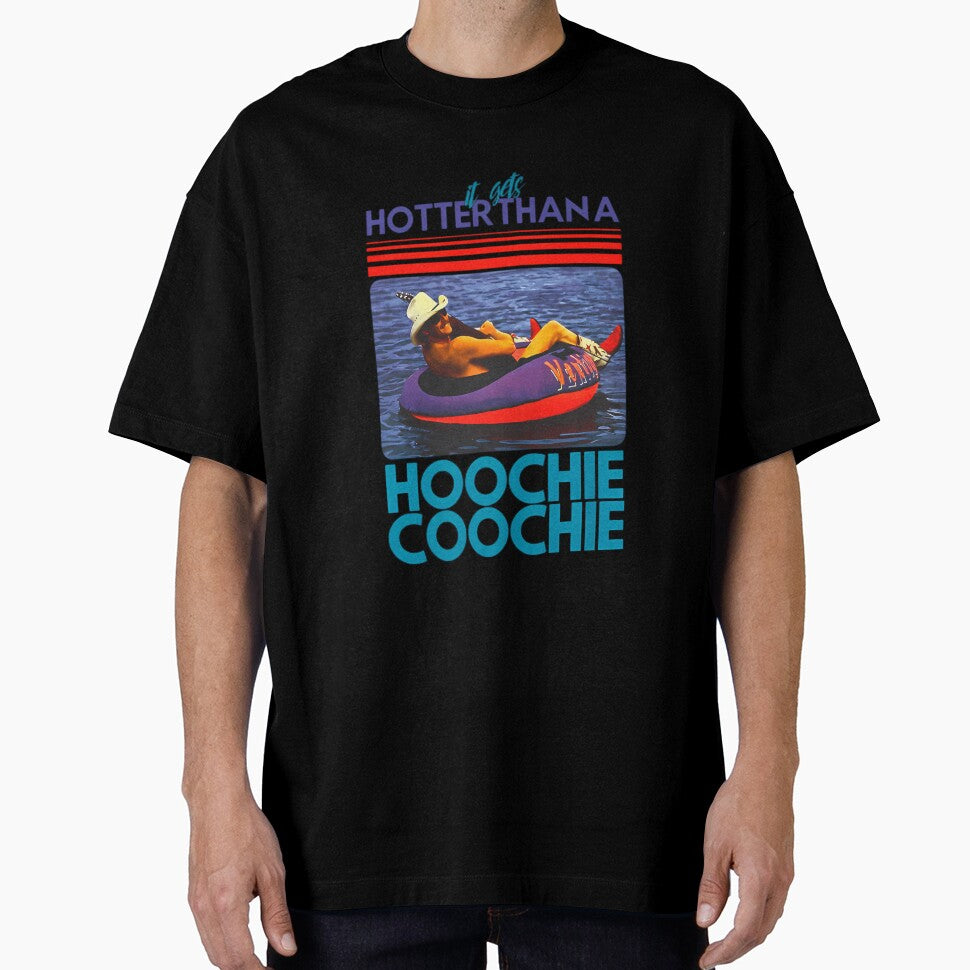 Hotter Than A Hoochie Coochie Chattahoochee Alan Jackson Country Song Summer by Imran Shoaib T-Shirts, Hoodie,... (Image 1)