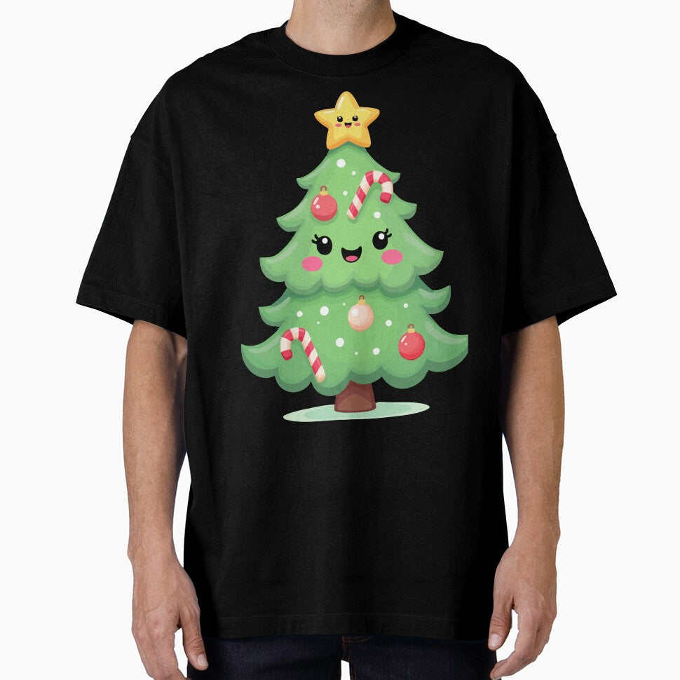 Kawaii Tree – Cute Xmas Shirt Holidays T-Shirts, Hoodie, Sweatshirt