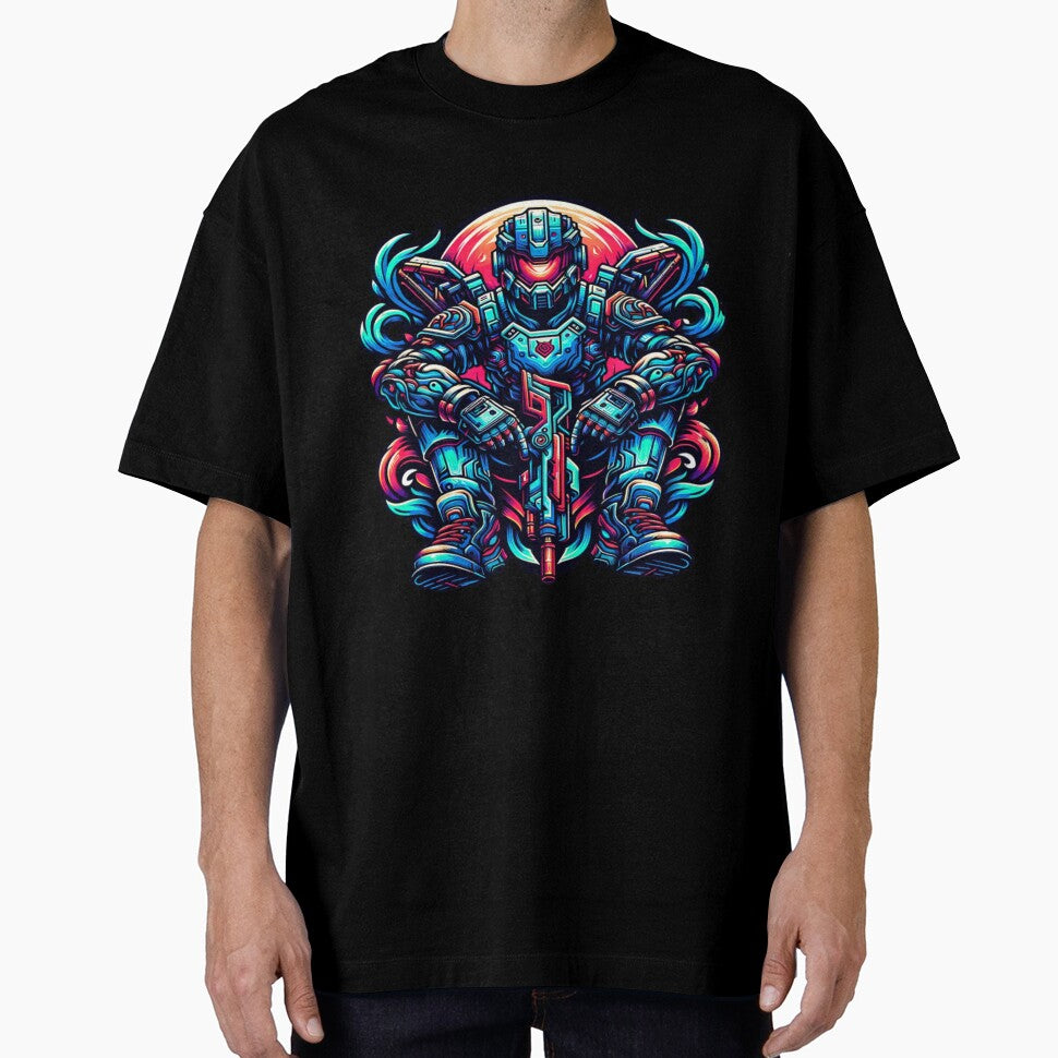 Cyberpunk Robot by Fastokart T-Shirts, Hoodie, Sweatshirt | BlankRebels.com (Image 1)