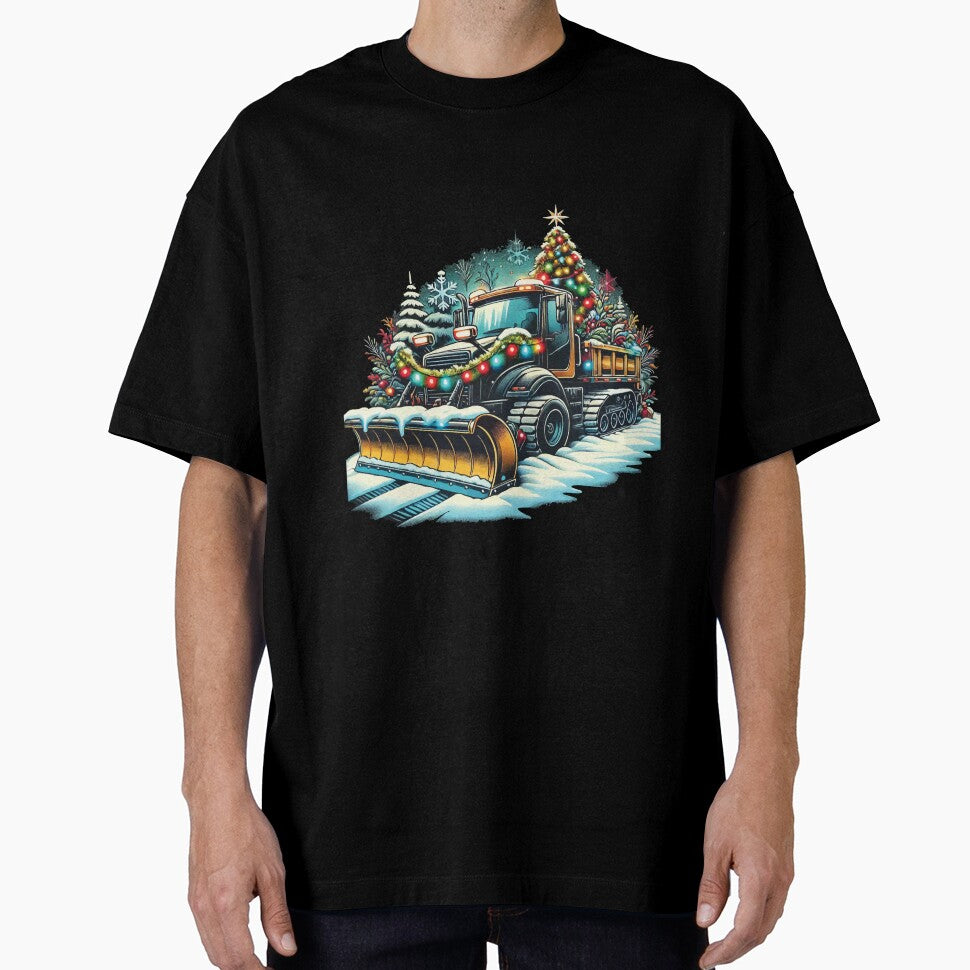 Winter Christmas Snow Removal Machine Vehicle by LuminOrb