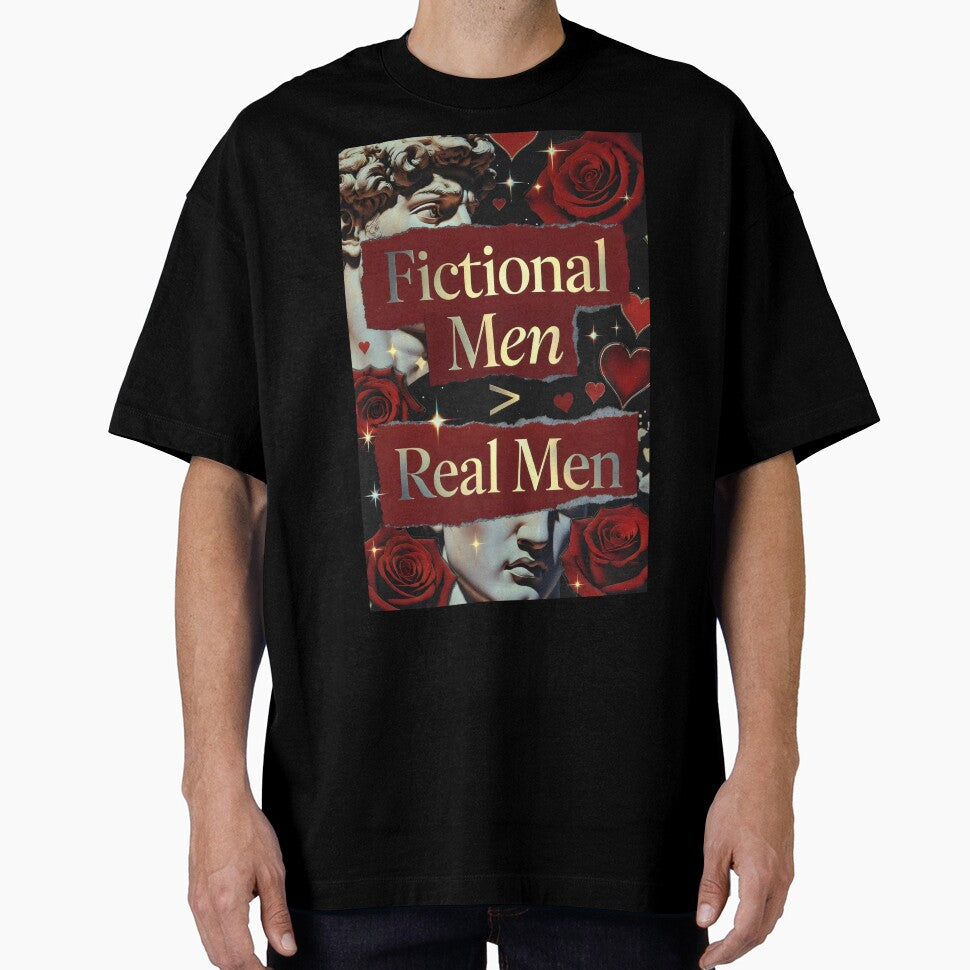 Fictional Men Better Than Real Men Dark Academia Romance Art by SplashTastic T-Shirts, Hoodie, Sweatshirt (Image 1)