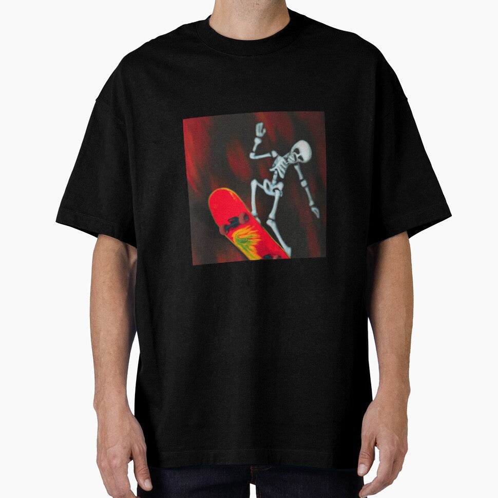 skateboarding skeleton by R4ndomArt T-Shirts, Hoodie, Sweatshirt | BlankRebels.com (Image 1)