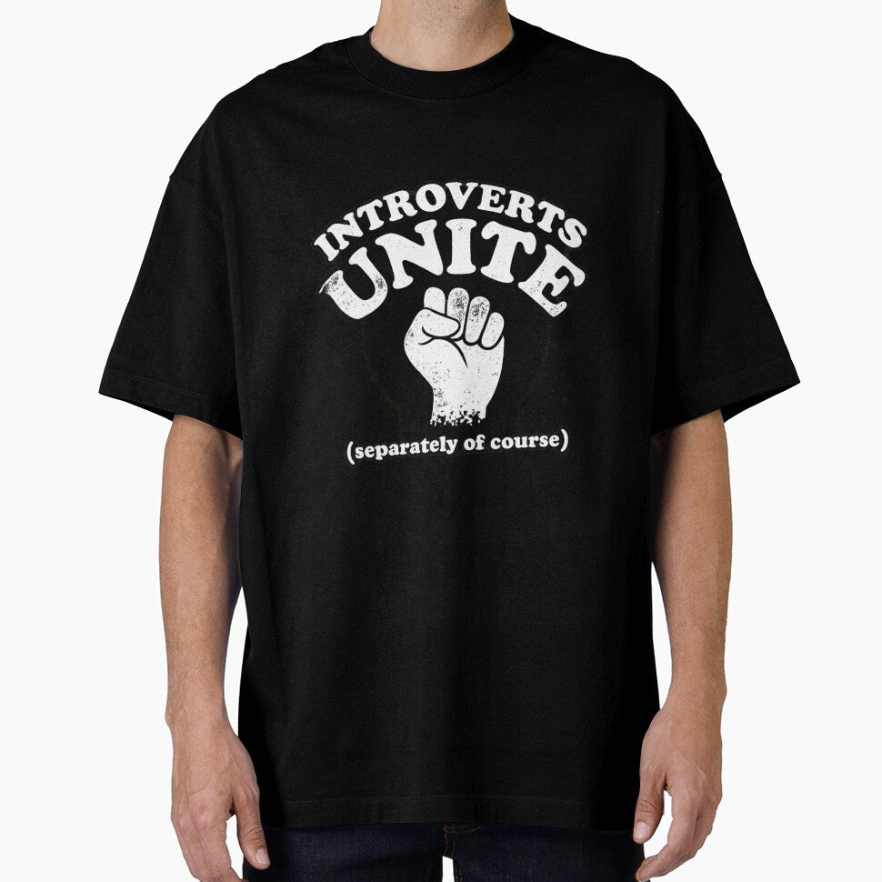 Introverts Unite Separately Funny Introvert Humor Social Anxiety by ZEtexaxe