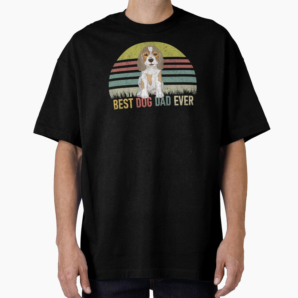 Vintage Best Beagle Dog Dad Ever Father's Day Gift by Shariss T-Shirts, Hoodie, Sweatshirt | BlankRebels.com (Image 1)