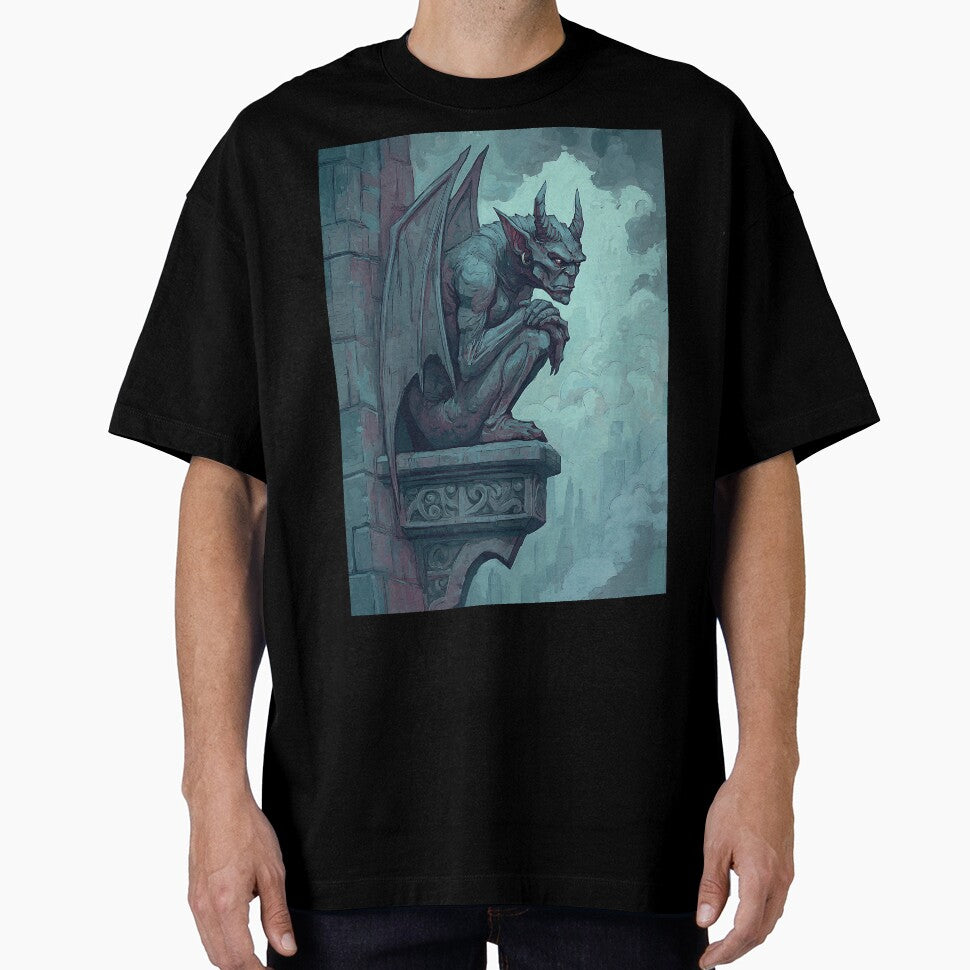Brooding Dark Academia Gargoyle by bapupa T-Shirts, Hoodie, Sweatshirt | BlankRebels.com (Image 1)