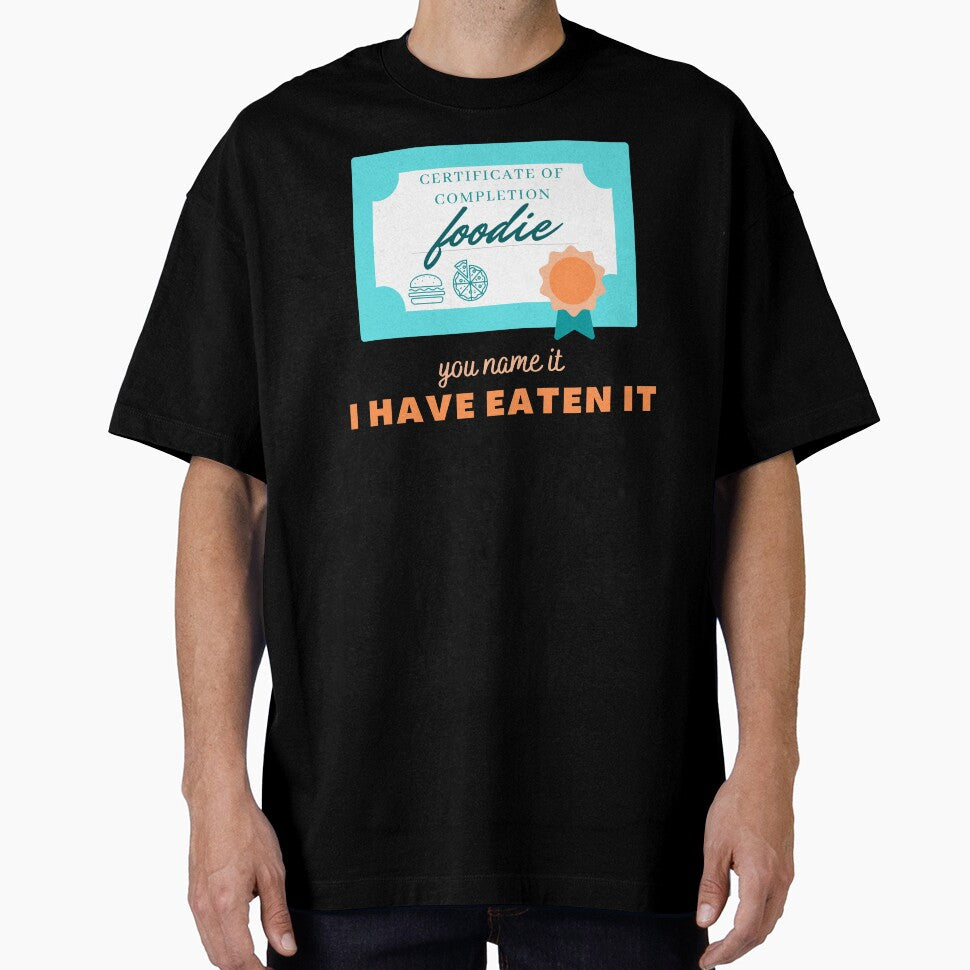 Certified Foodie - with certificate to prove by DrawingBoard T-Shirts, Hoodie, Sweatshirt | BlankRebels.com (Image 1)
