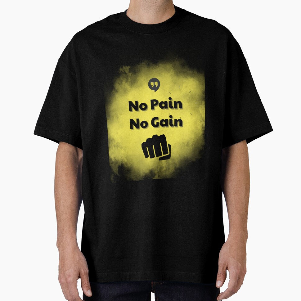 No Pain No Gain Daily Gym Motivation by nirmalsawlani T-Shirts, Hoodie, Sweatshirt | BlankRebels.com (Image 1)