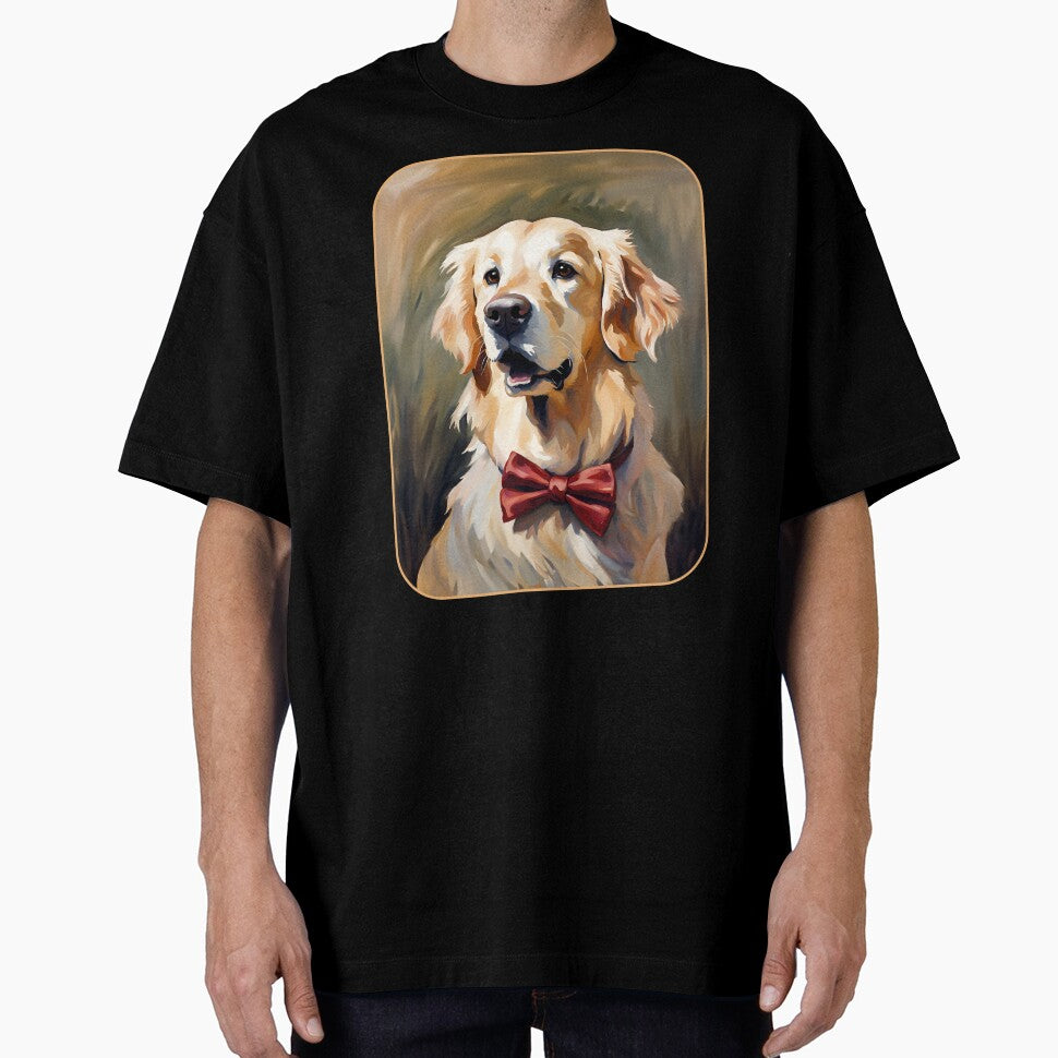 Golden Retriever Portrait in Bowtie by Futurebeachbum T-Shirts, Hoodie, Sweatshirt | BlankRebels.com (Image 1)