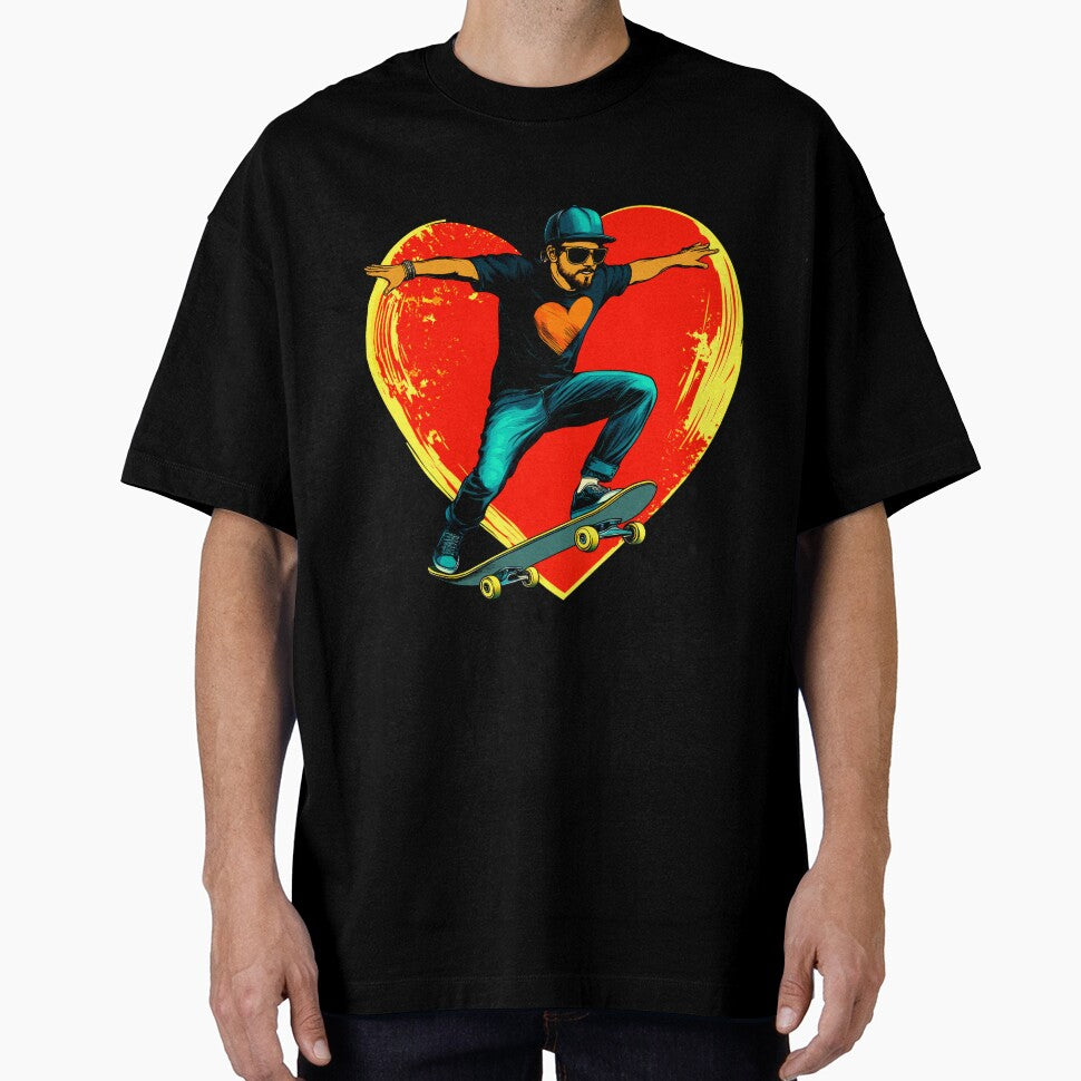 Skateboarder Love / Skater Heart by Soulskier T-Shirts, Hoodie, Sweatshirt | BlankRebels.com (Image 1)