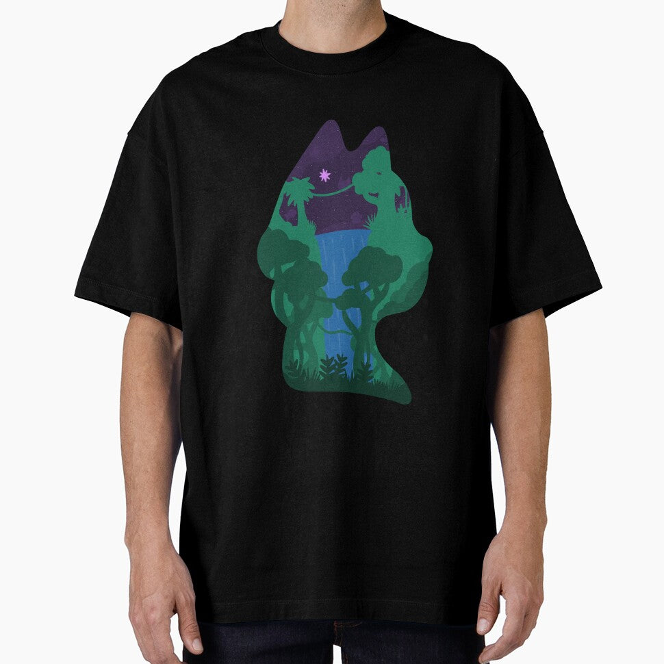 Jungle in a Cat Silhouette by CamdenAKAIce T-Shirts, Hoodie, Sweatshirt | BlankRebels.com (Image 1)