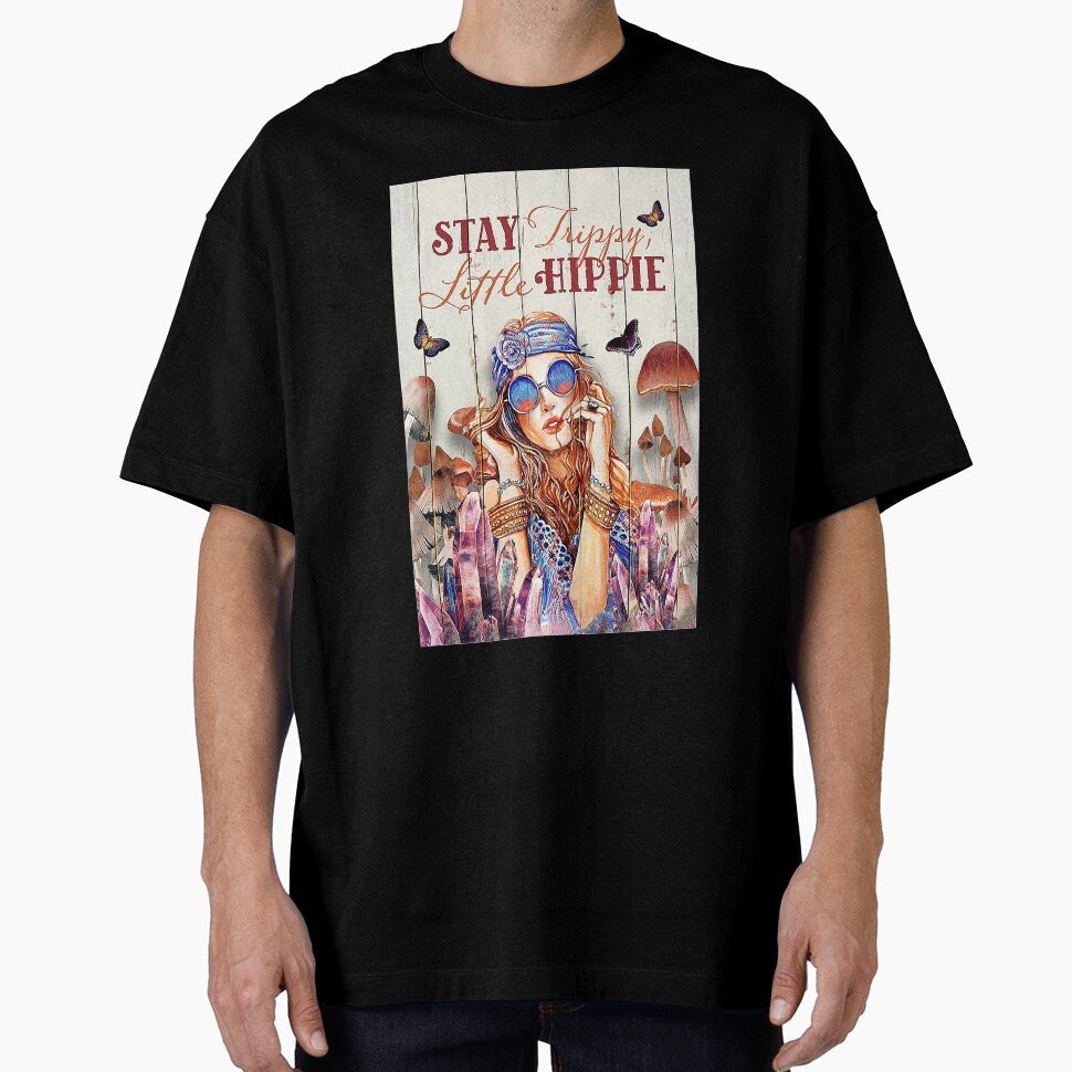 Hippie Stay Hippie Little Trippy by FrogMud34 T-Shirts, Hoodie, Sweatshirt | BlankRebels.com (Image 1)