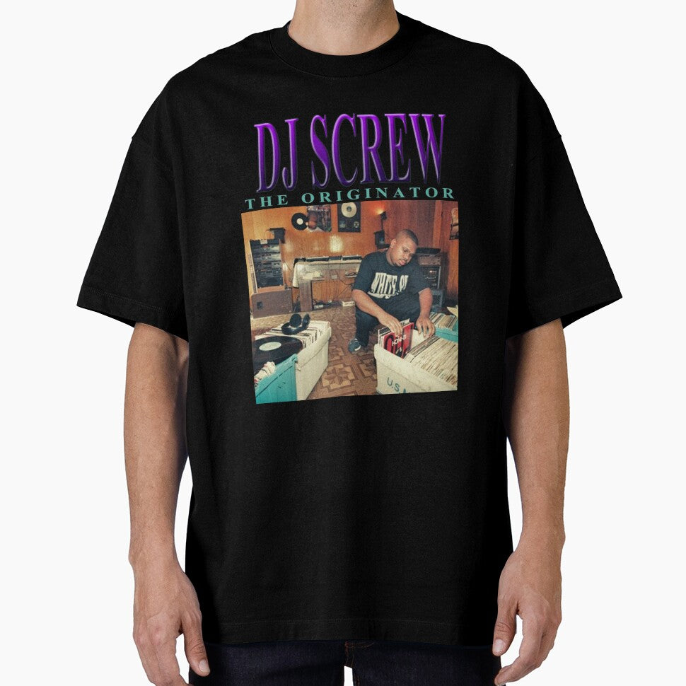 DJ SCREW // THE ORIGINATOR // R.I.P. // 90S VINTAGE INSPIRED DESIGN by charlieraiiin T-Shirts, Hoodie, Sweatshirt (Image 1)