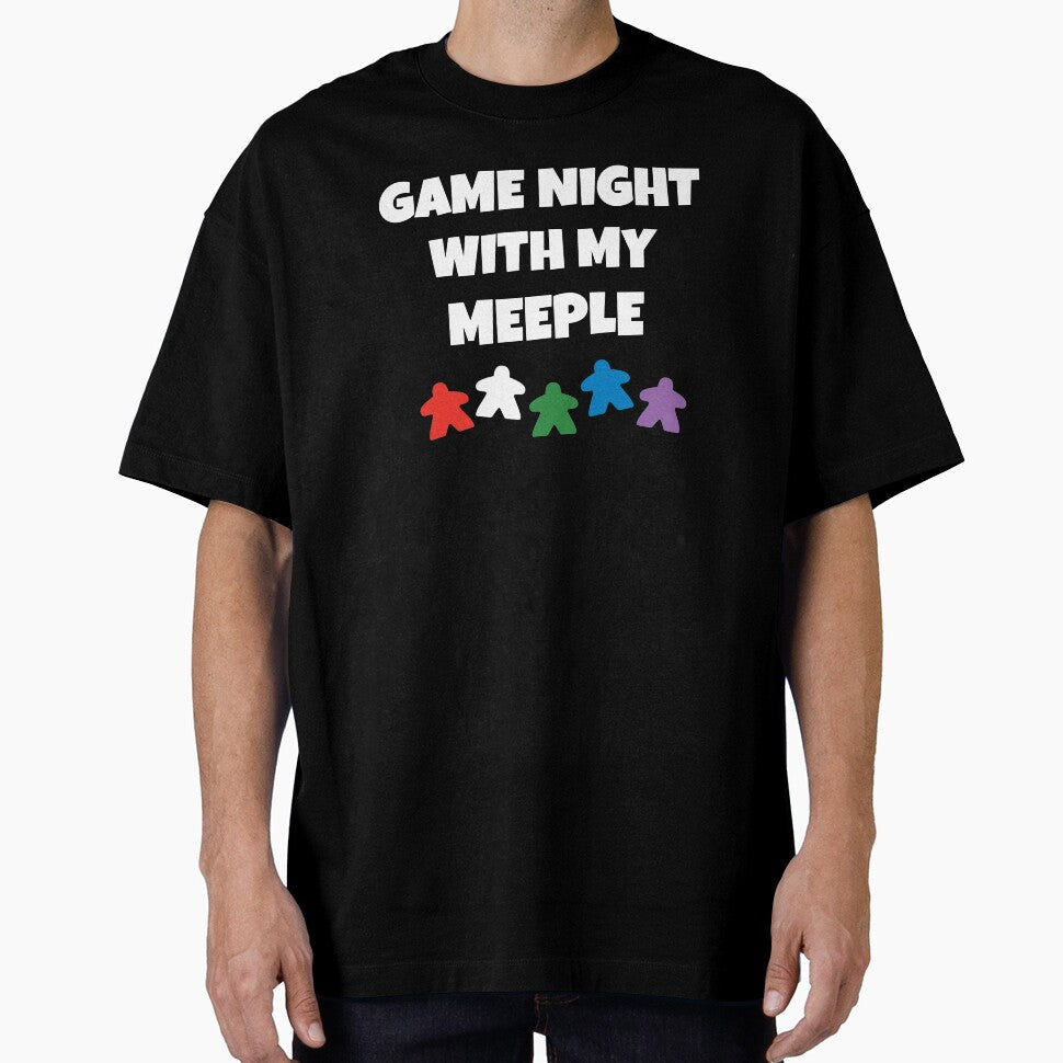 Game Night With My Meeple by EstelleStar T-Shirts, Hoodie, Sweatshirt | BlankRebels.com (Image 1)