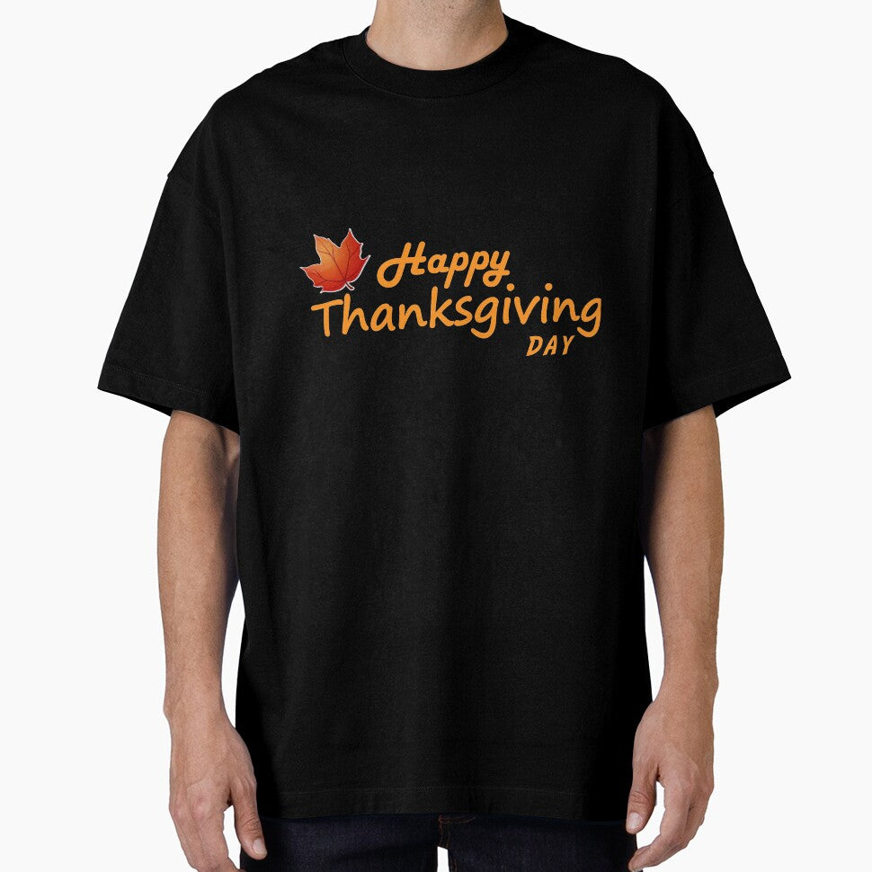 Orange & Black HAPPY ThanksGiving For Your Gift by Art Wear Nation T-Shirts, Hoodie, Sweatshirt | BlankRebels.com (Image 1)