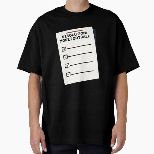 ,,Resolution: More Football" by SportThreadz