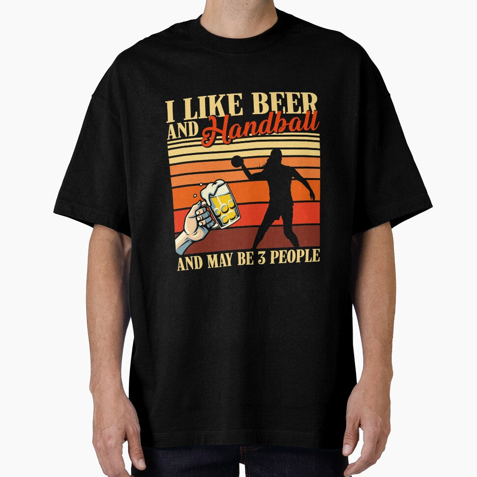 I Like Beer And Sport Vintage Handball by AletacStore T-Shirts, Hoodie, Sweatshirt | BlankRebels.com (Image 1)