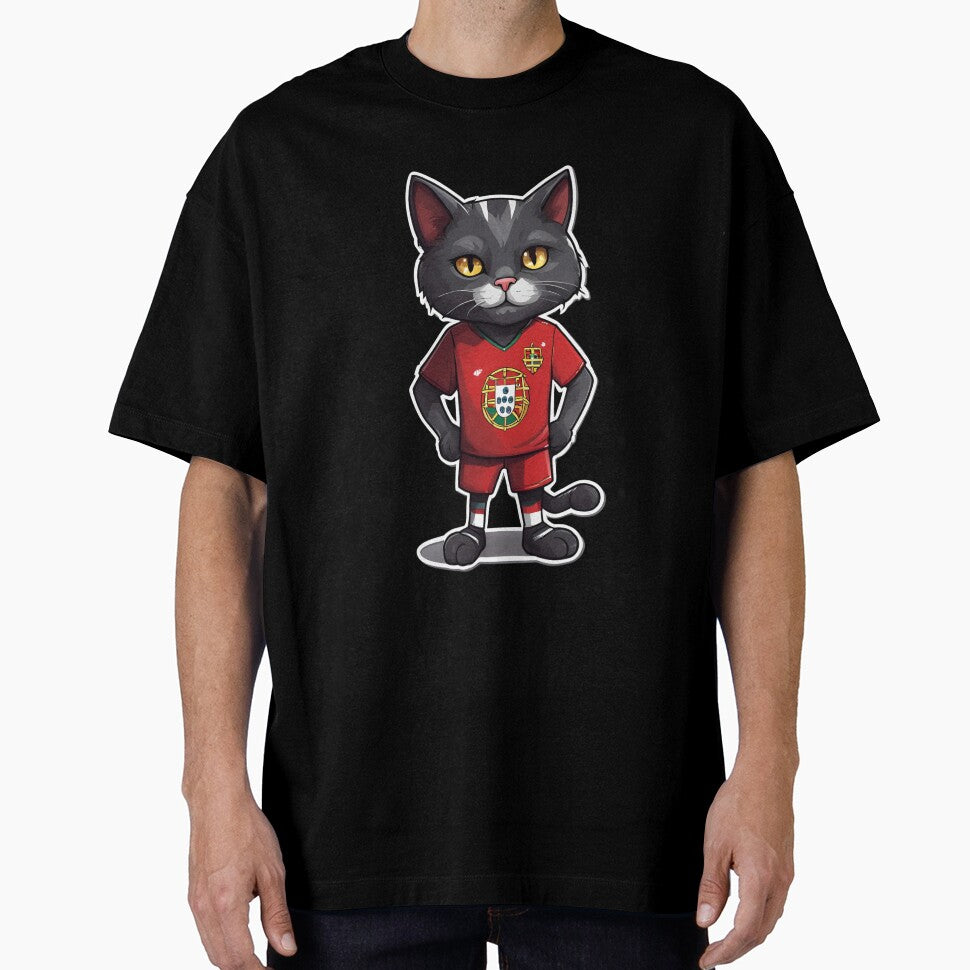 PORTUGAL Sports Team: a Cat wearing colours of Portugese Flag D24 by PerfectDay2Play