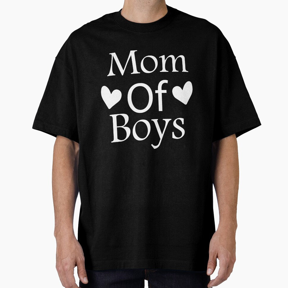 Copy of Mom Of Boys, Outnumbered Mom Of Boys, Boy Mom, Mom, Gift For New Mom by adjamine T-Shirts, Hoodie,... (Image 1)