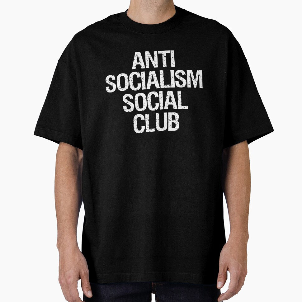 Anti Socialism Social Club Political Parody Humor by elderberry T-Shirts, Hoodie, Sweatshirt | BlankRebels.com (Image 1)