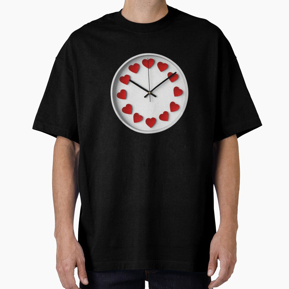 Valentines Day clock with hearts,Valentine heart,valentine art,valentine design by Expressions-Sel T-Shirts,... (Image 1)