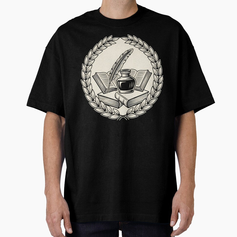 Bibliophile Society Emblem Badge by HoruxDesign T-Shirts, Hoodie, Sweatshirt | BlankRebels.com (Image 1)