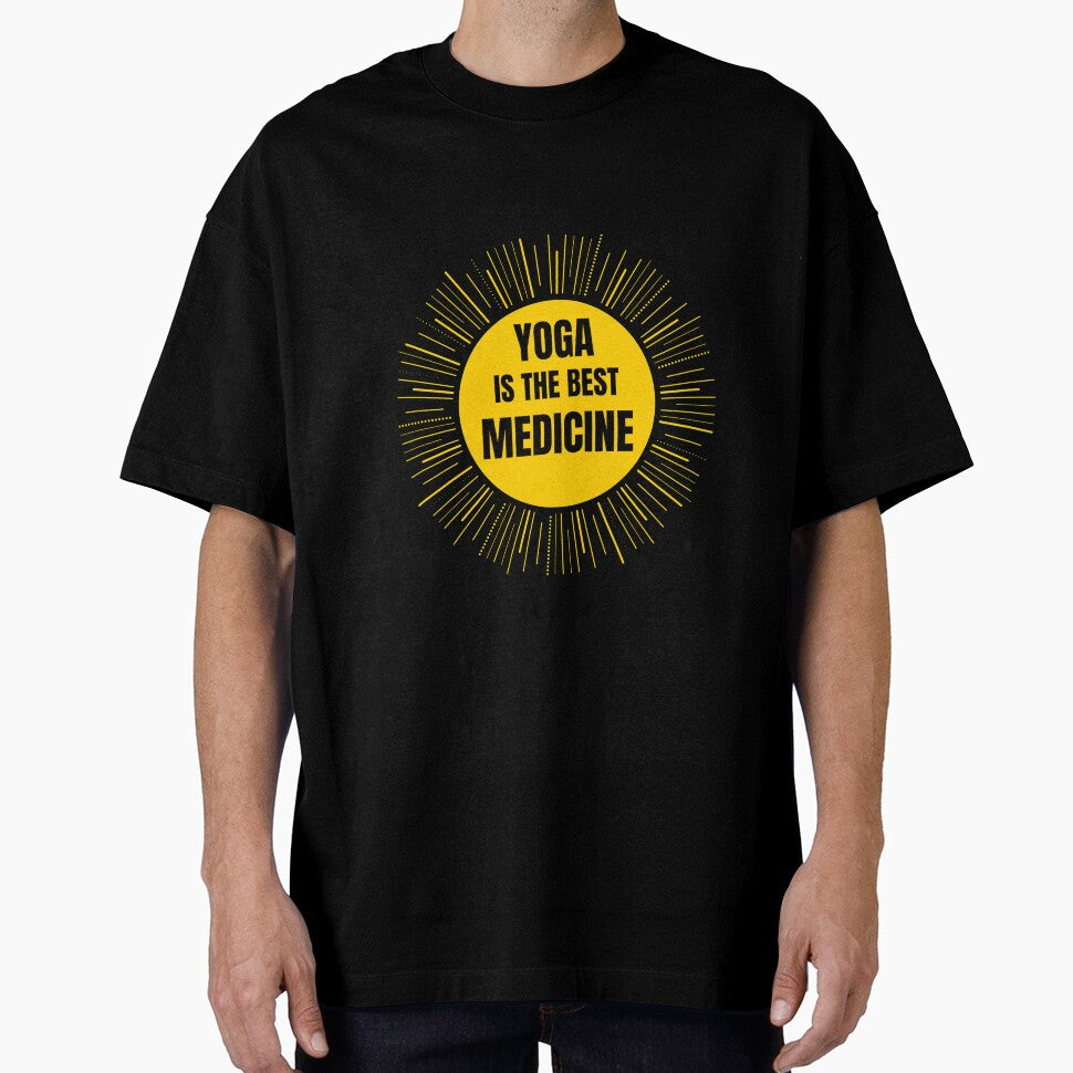 Yoga Is The Best Medicine by RiseandShineTee T-Shirts, Hoodie, Sweatshirt | BlankRebels.com (Image 1)