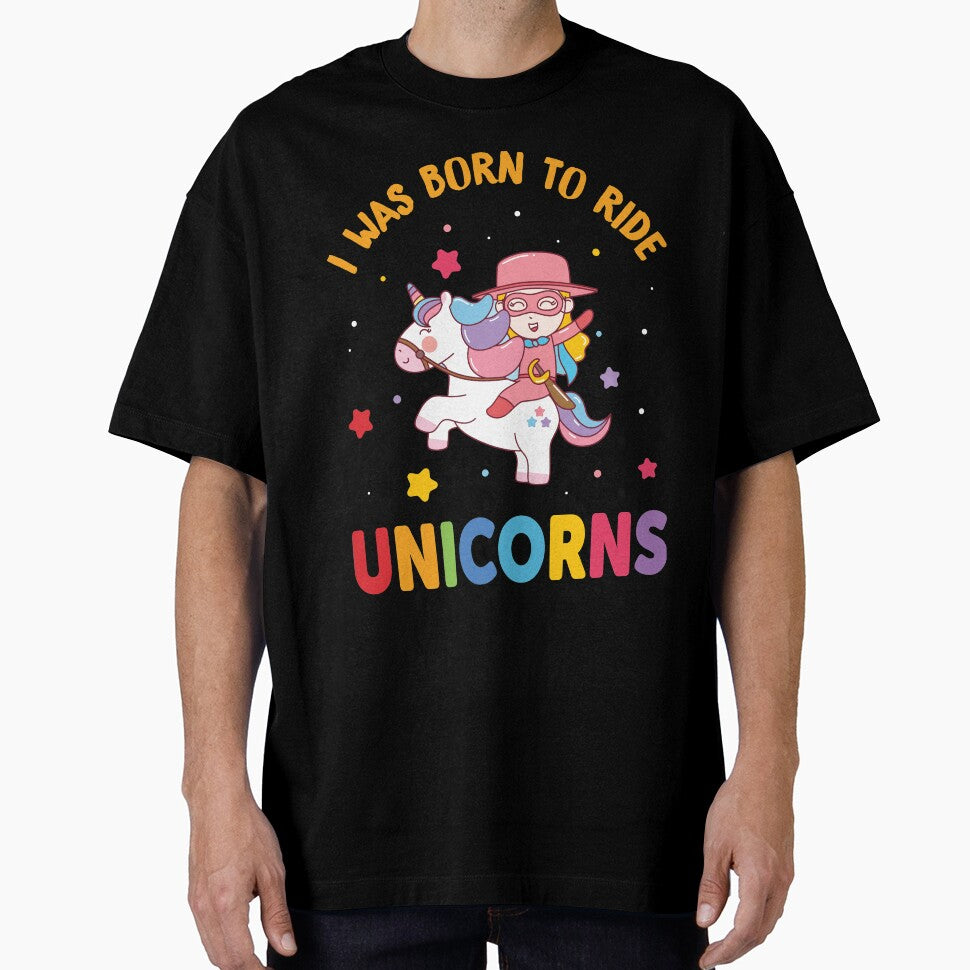 I Was Born To Ride Unicorns Rainbow Cute by enedinake43 T-Shirts, Hoodie, Sweatshirt | BlankRebels.com (Image 1)