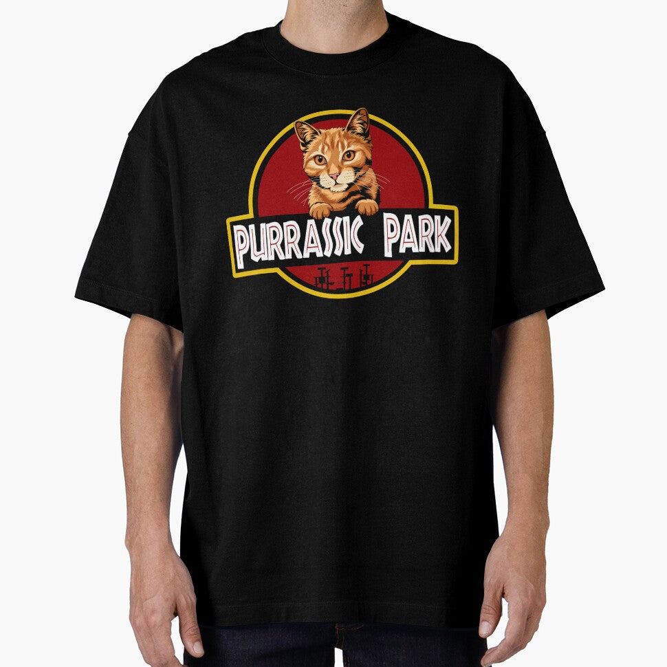 Tabby Orange Cat Purrassic Park by Funny Shirts Matter Hoodie, Sweatshirt | BlankRebels.com (Image 1)