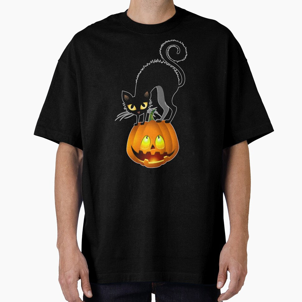 Halloween black cat by amanish2 T-Shirts, Hoodie, Sweatshirt | BlankRebels.com (Image 1)
