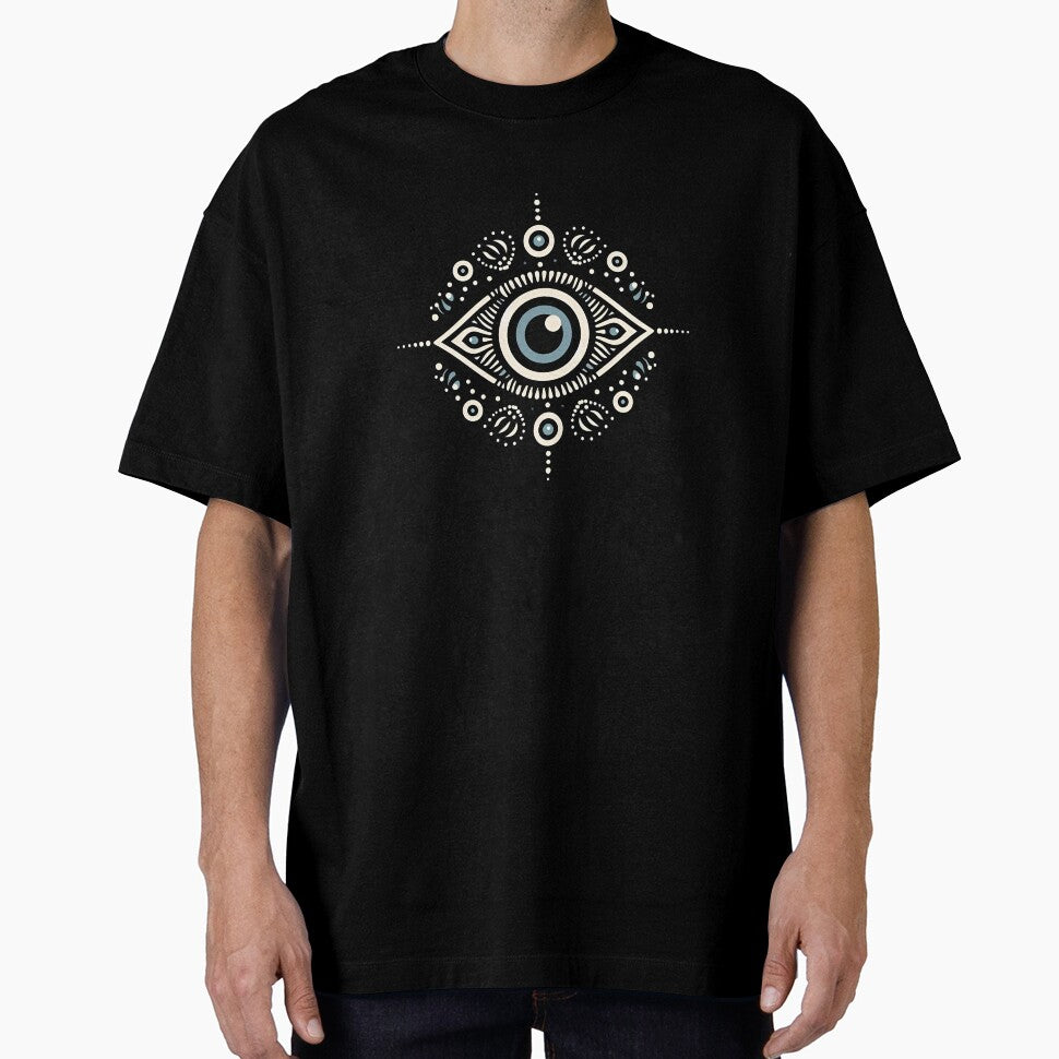"Greek Evil Eye" Symbol (Black Background) by MusesWhispers T-Shirts, Hoodie, Sweatshirt | BlankRebels.com (Image 1)