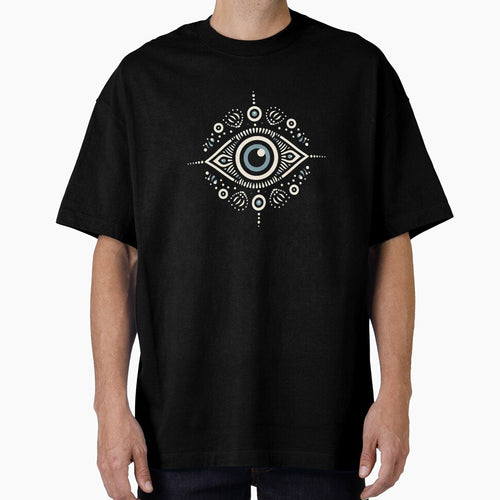 "Greek Evil Eye" Symbol (Black Background) by MusesWhispers T-Shirts, Hoodie, Sweatshirt | BlankRebels.com (Image 1)