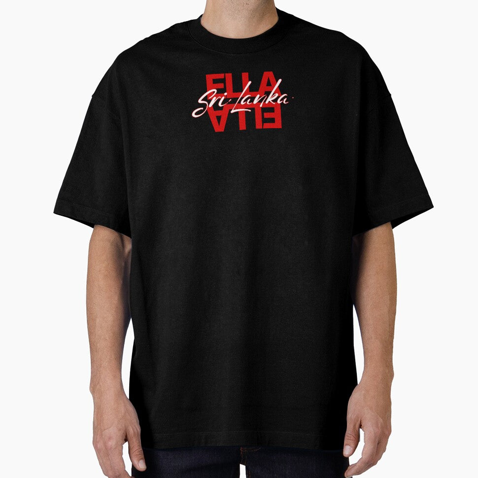 Ella Sri Lanka Typography Art – Scenic Hill Country Lettering Design by HUIEN JAN T-Shirts, Hoodie, Sweatshirt (Image 1)
