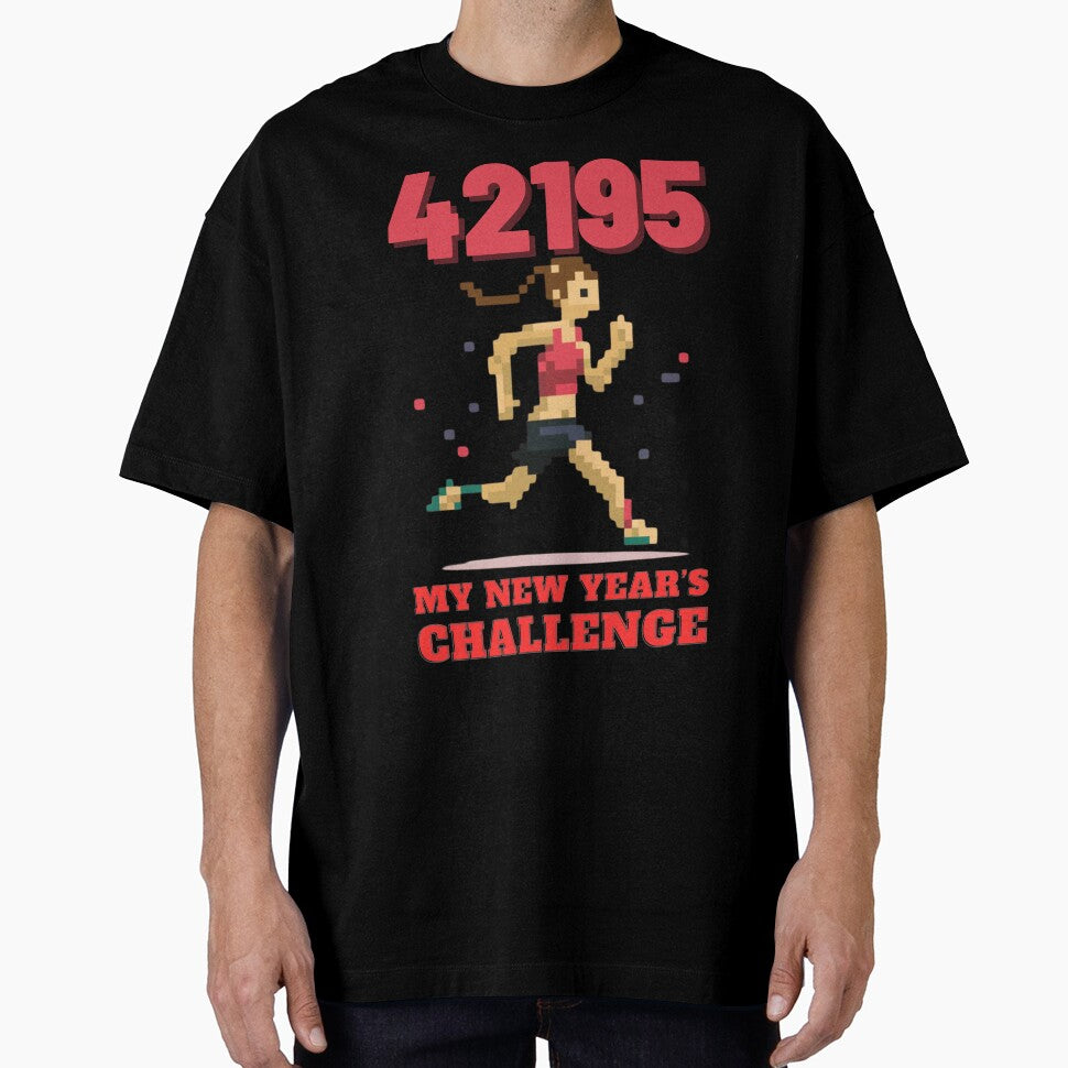 Runnig Girl 2024 New Year's Marathon Challenge by MarsLights T-Shirts, Hoodie, Sweatshirt | BlankRebels.com (Image 1)