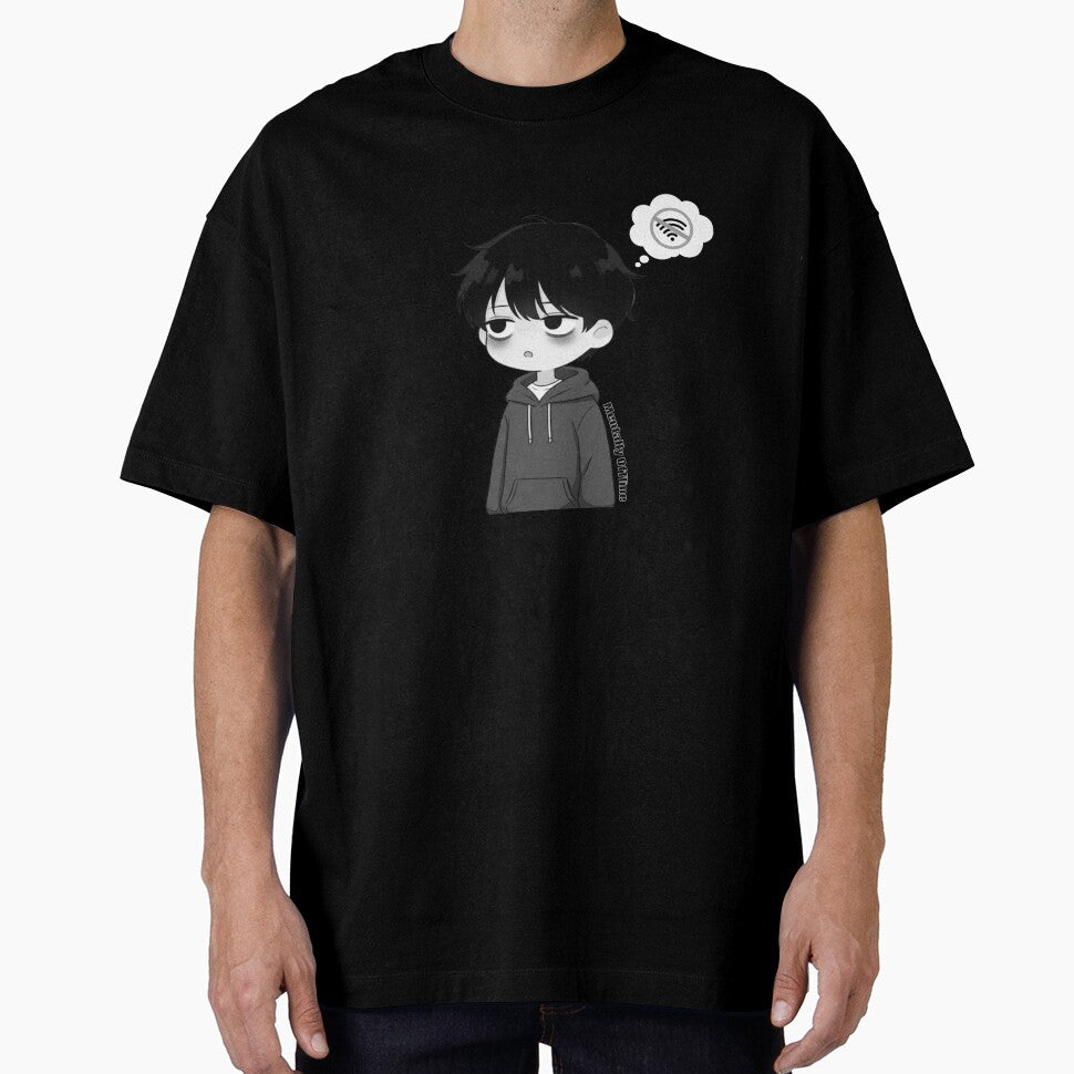 Mentally Offline Disconnected Chibi Boy by Jingky T-Shirts, Hoodie, Sweatshirt | BlankRebels.com (Image 1)