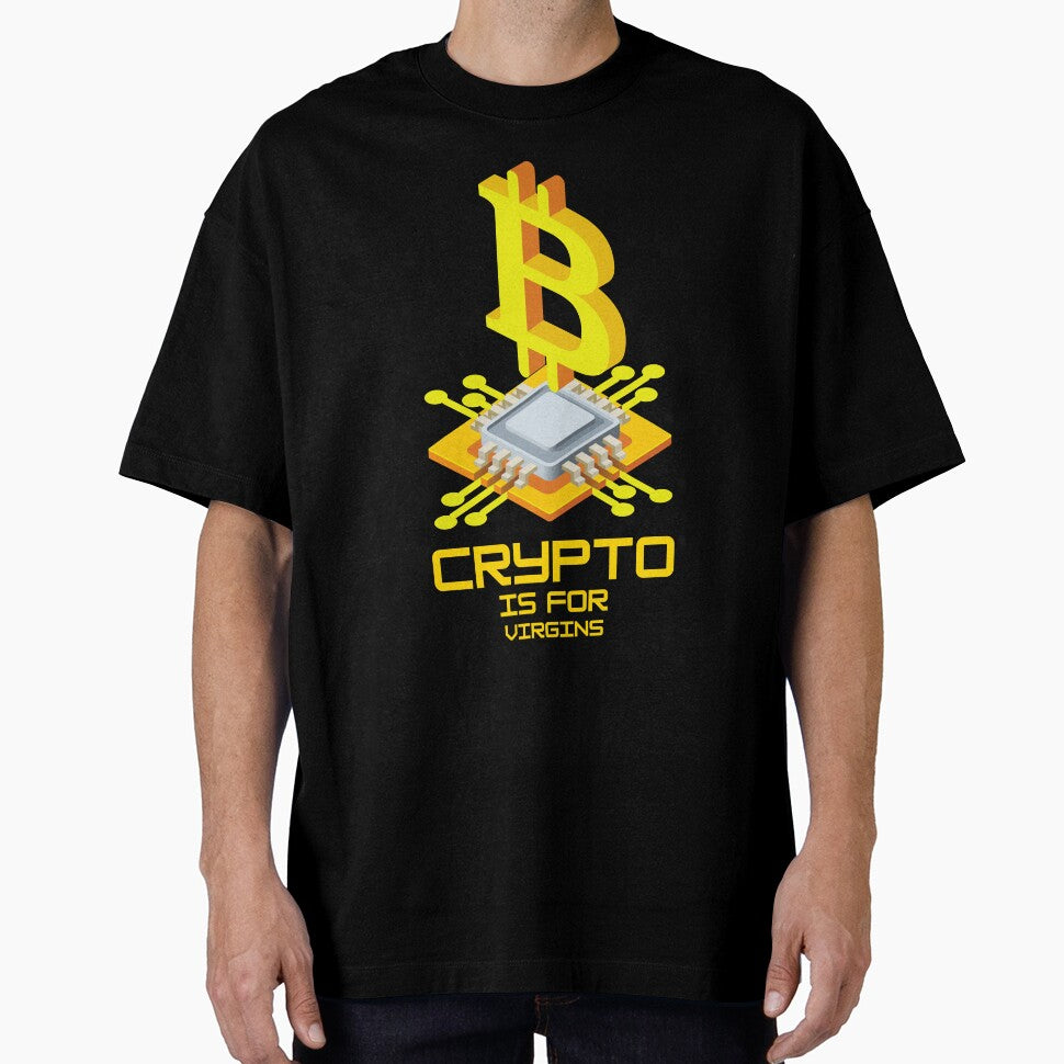 Crypto is for Virgin Meme by FOSLIGHT T-Shirts, Hoodie, Sweatshirt | BlankRebels.com (Image 1)