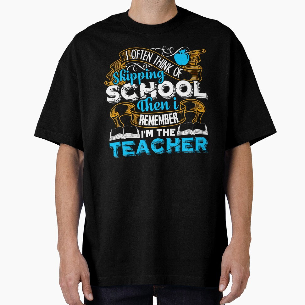 Teacher - I'm The Teacher by UnknownArtistt T-Shirts, Hoodie, Sweatshirt | BlankRebels.com (Image 1)