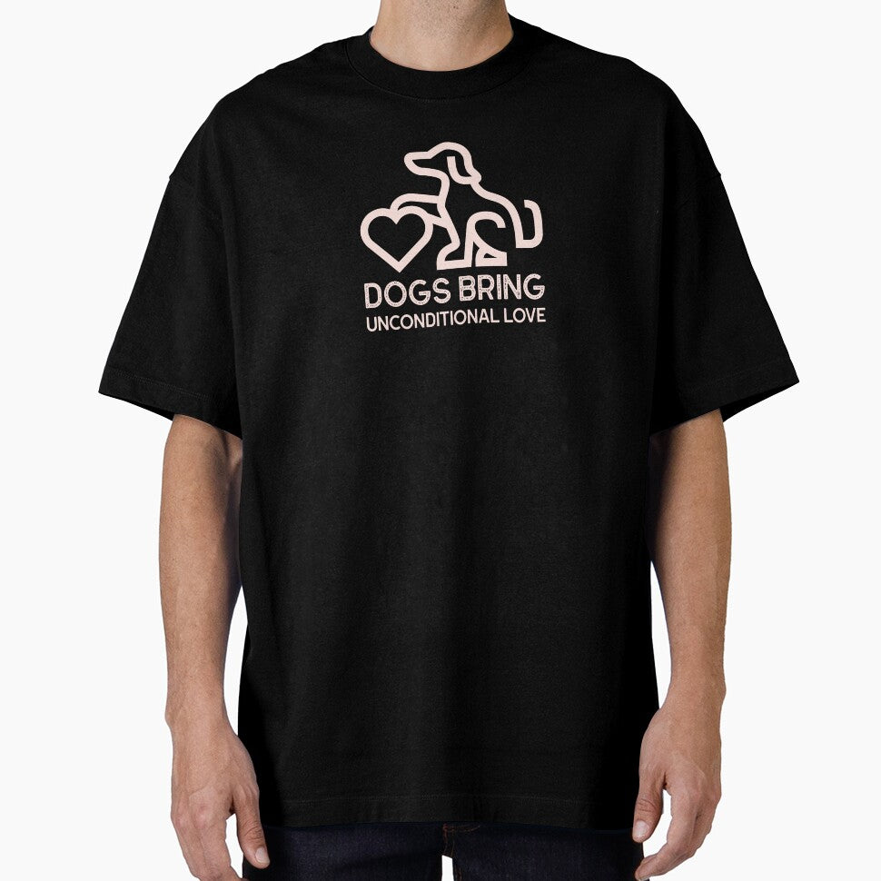 Dogs Bring Unconditional Love Cute Dog by Harmonick-Tees Hoodie, Sweatshirt | BlankRebels.com (Image 1)