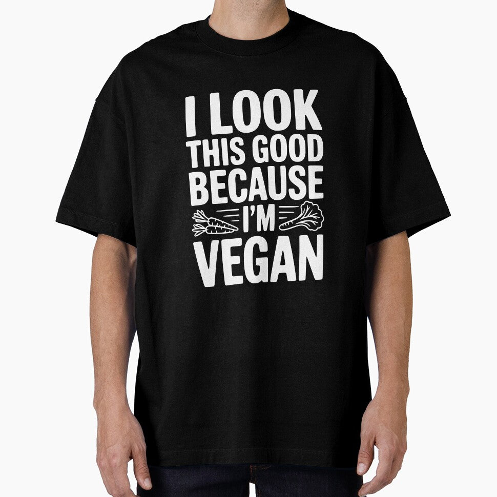 I Look This Good Because I'm Vegan by Frank Ring T-Shirts, Hoodie, Sweatshirt | BlankRebels.com (Image 1)